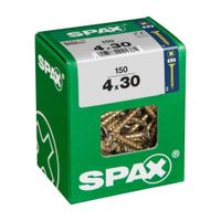 Tornillo Spax Cabeza Plana Bicro 4x30 L - 150 unidades