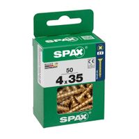 Tornillo Spax Cabeza Plana Bicro 4x35 M - 50 unidades