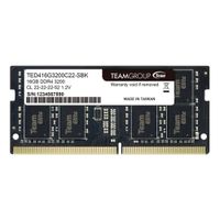Memoria SO-DIMM TeamGroup Elite, 16GB DDR4-3200MHz (PC4-25600)