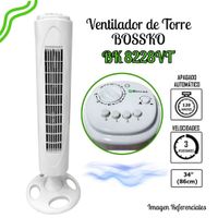 Ventilador de Torre Bossko BK-8228 VT - BLANCO