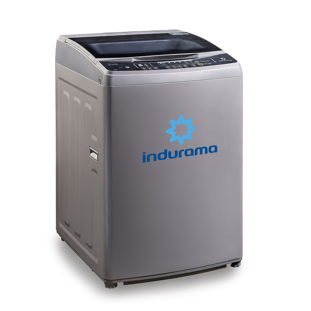 Lavadora Indurama LRI19CRI 19 Kg Gris con Motor Inverter y Display LCD