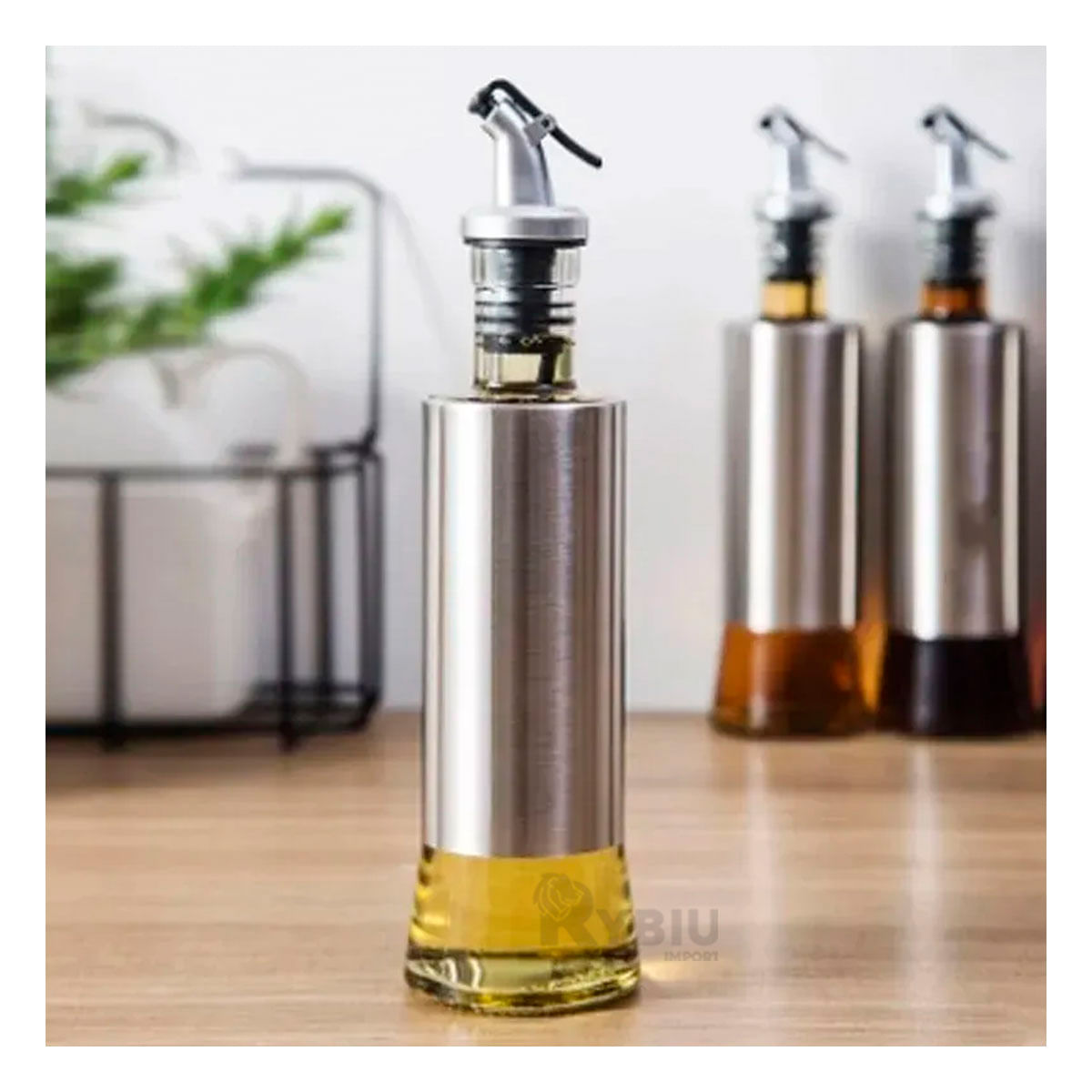 Aceitero en Forma de Botella de Vidrio Pico 500 ml