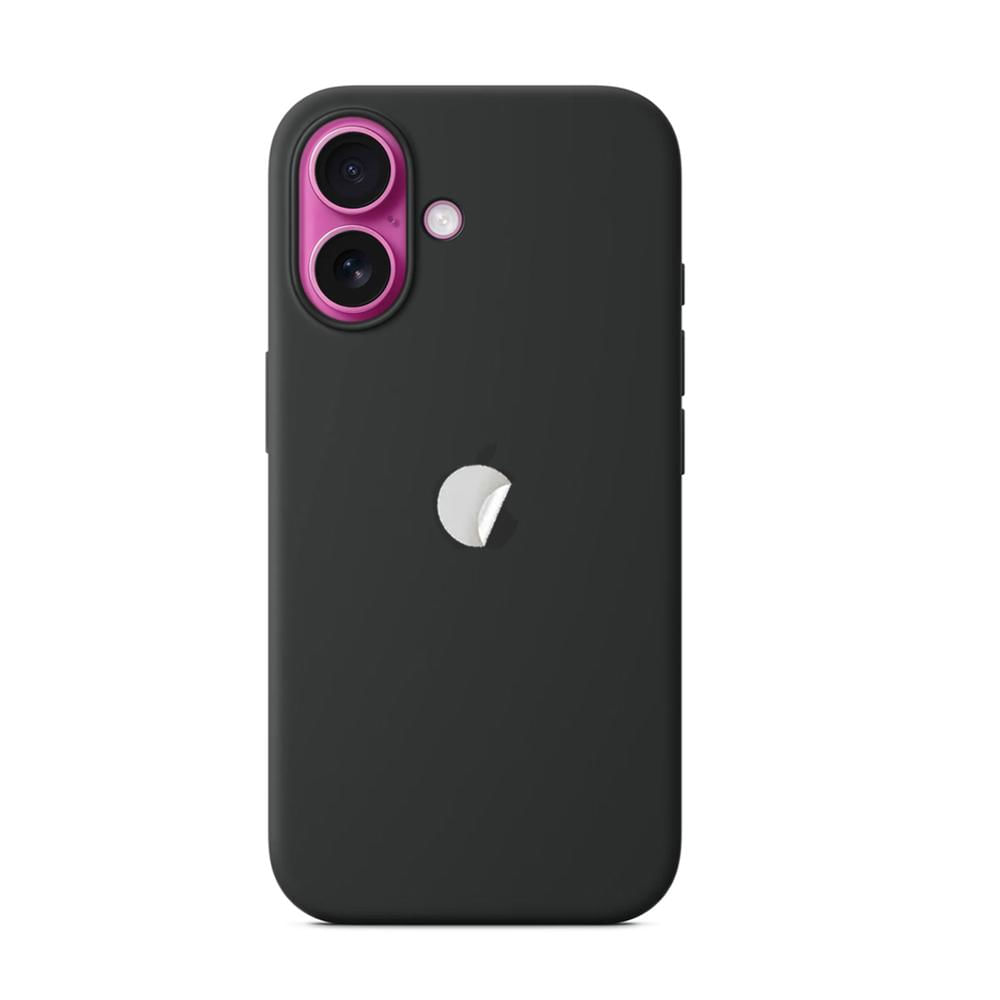 Funda Silicone Case para iPhone 16 Negro