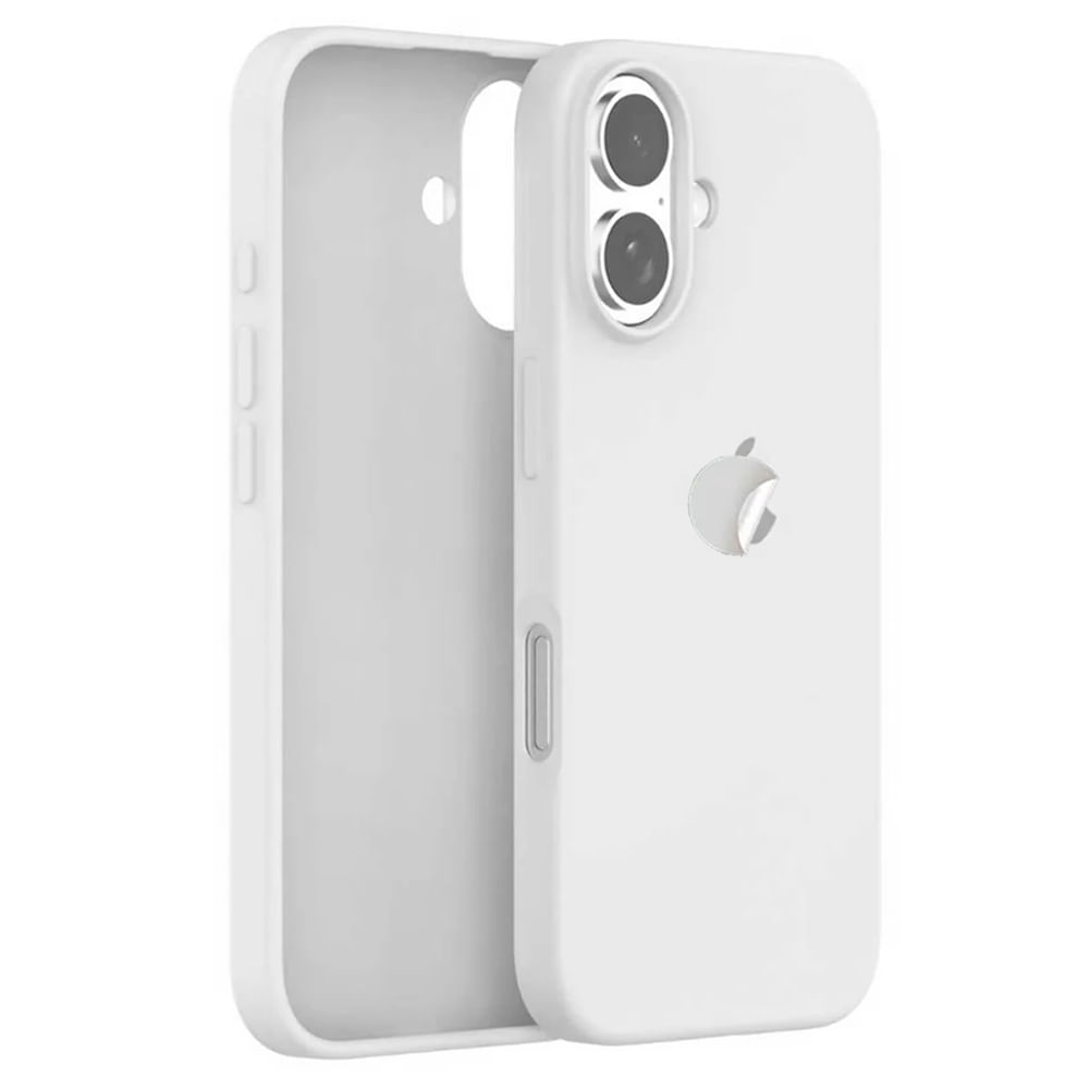 Case Silicona Para iPhone 16 Blanco