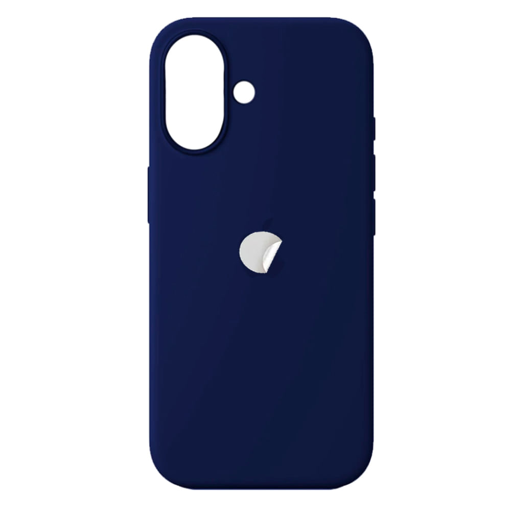 Case Silicona Para iPhone 16 Plus Azul