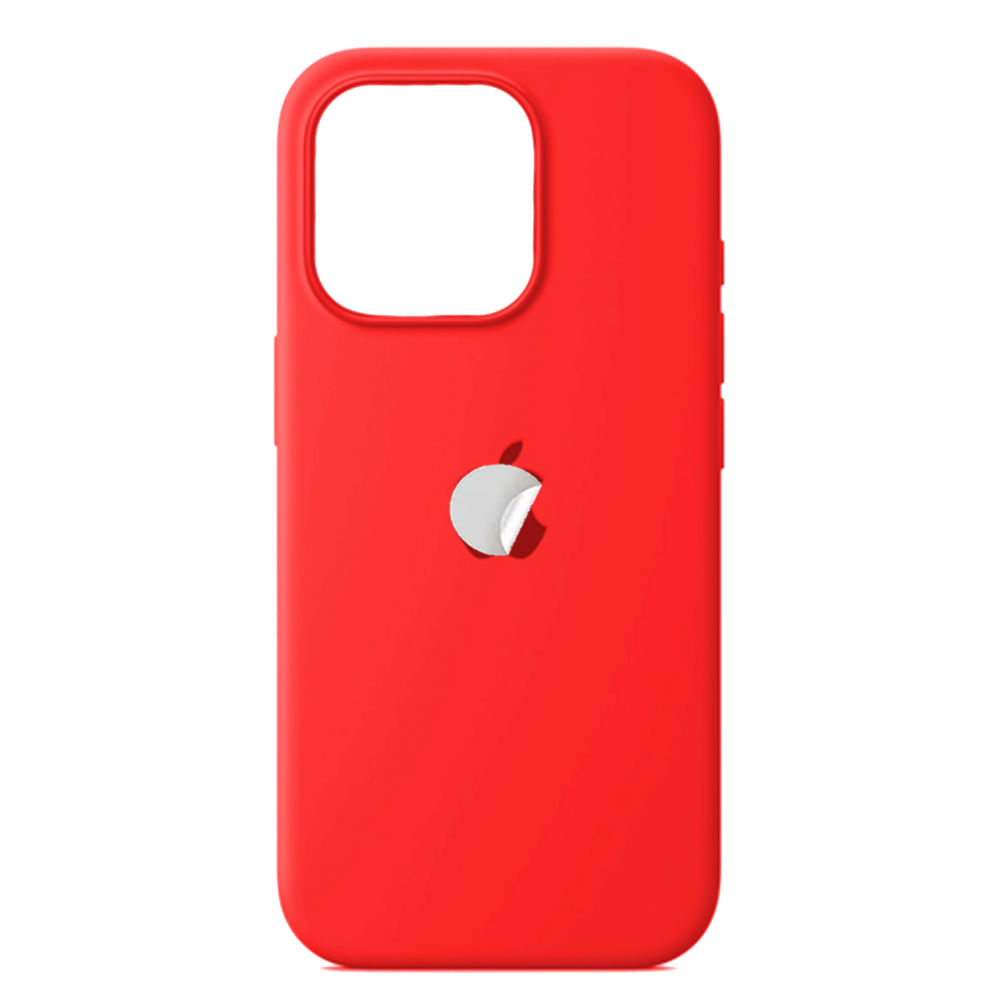 Case Silicona Para iPhone 16 Pro Rojo