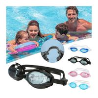 Lentes de Natación para Niños incluye Tapones de Oídos Color Variado