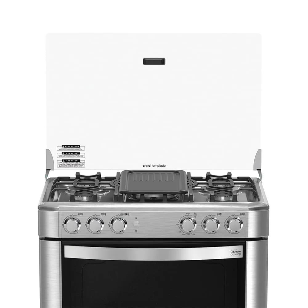 Cocina de Piso a Gas Inox Mabe - CMP7628FX0 - 5 Hornillas Cocina de Piso a Gas Inox Mabe - CMP7628FX0 - 5 Hornillas