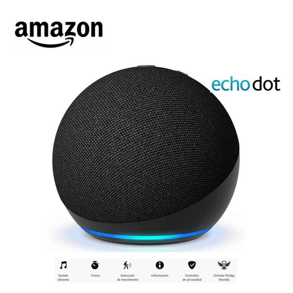 Parlante Altavoz Inteligente Echo Dot 5ta GenAlexa Bluetooth Negro