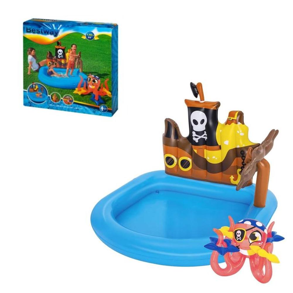 Centro de Juegos Pirata Inflable 147x147x122