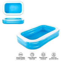Piscina Inflable Para Niños 262x175x51 cm