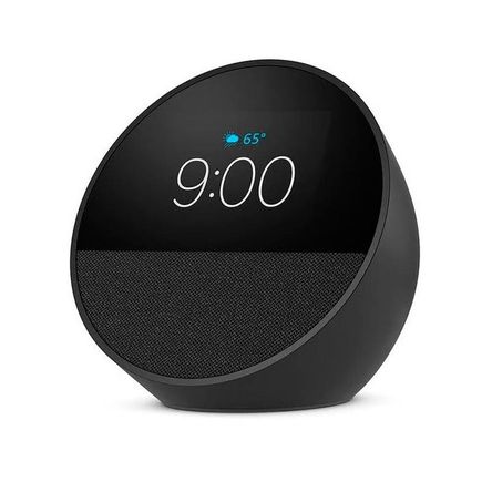 ASISTENTE AMAZON ALEXA ECHO SPOT 2024 NEGRO ASISTENTE AMAZON ALEXA ECHO SPOT 2024 NEGRO