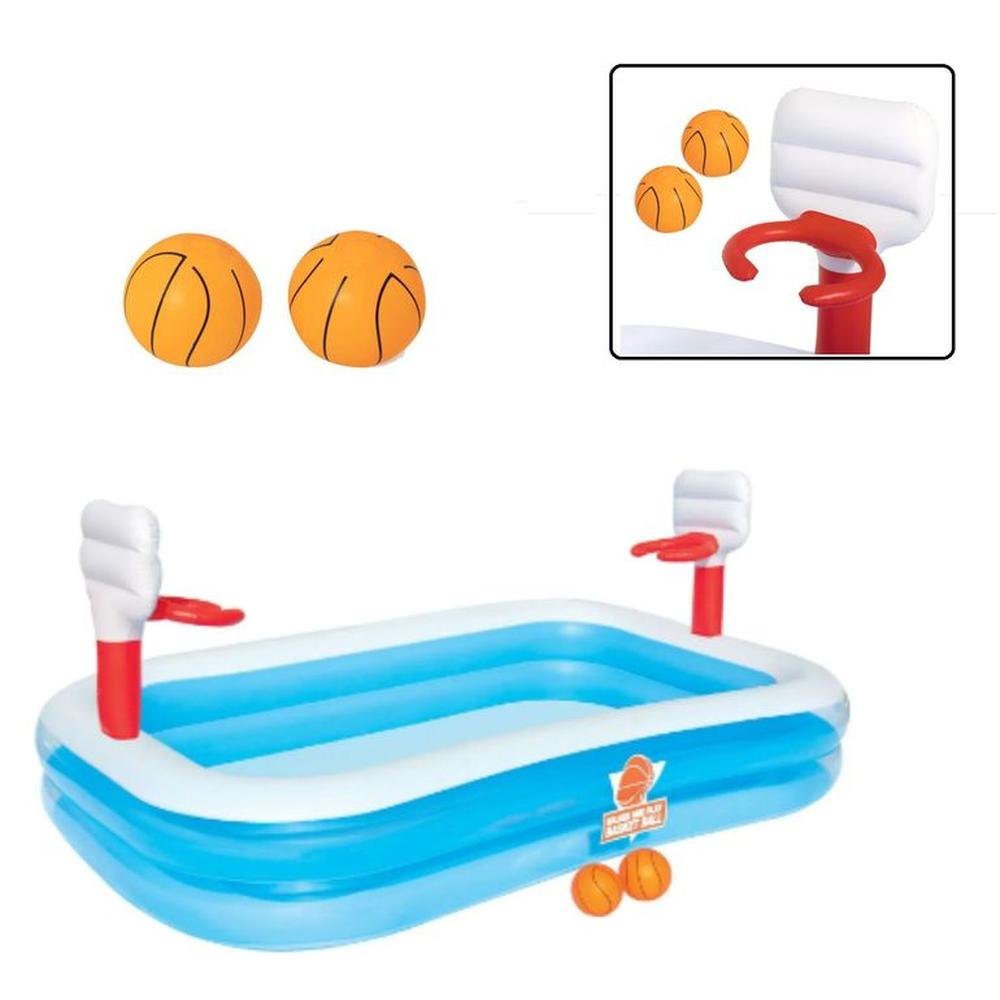 Juego de Baloncesto Piscina Inflable 251x168x102