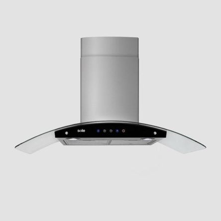 Campana Extractora Sole Vidrio Acero 90 Cm Venus Ture63Co Campana Extractora Sole Vidrio Acero 90 Cm Venus Ture63Co