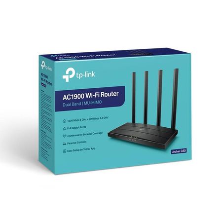 Router Tp-Link Archer C80 Ac1900 Doble Banda Router Tp-Link Archer C80 Ac1900 Doble Banda