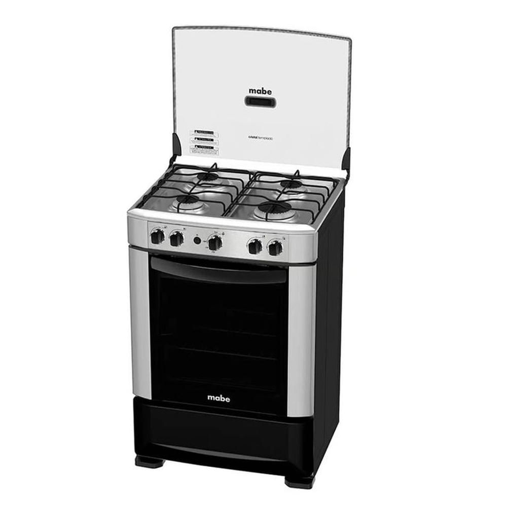 Cocina Mabe 4 Hornillas a Gas Acero Inoxidable CMP6014AG0 Silver