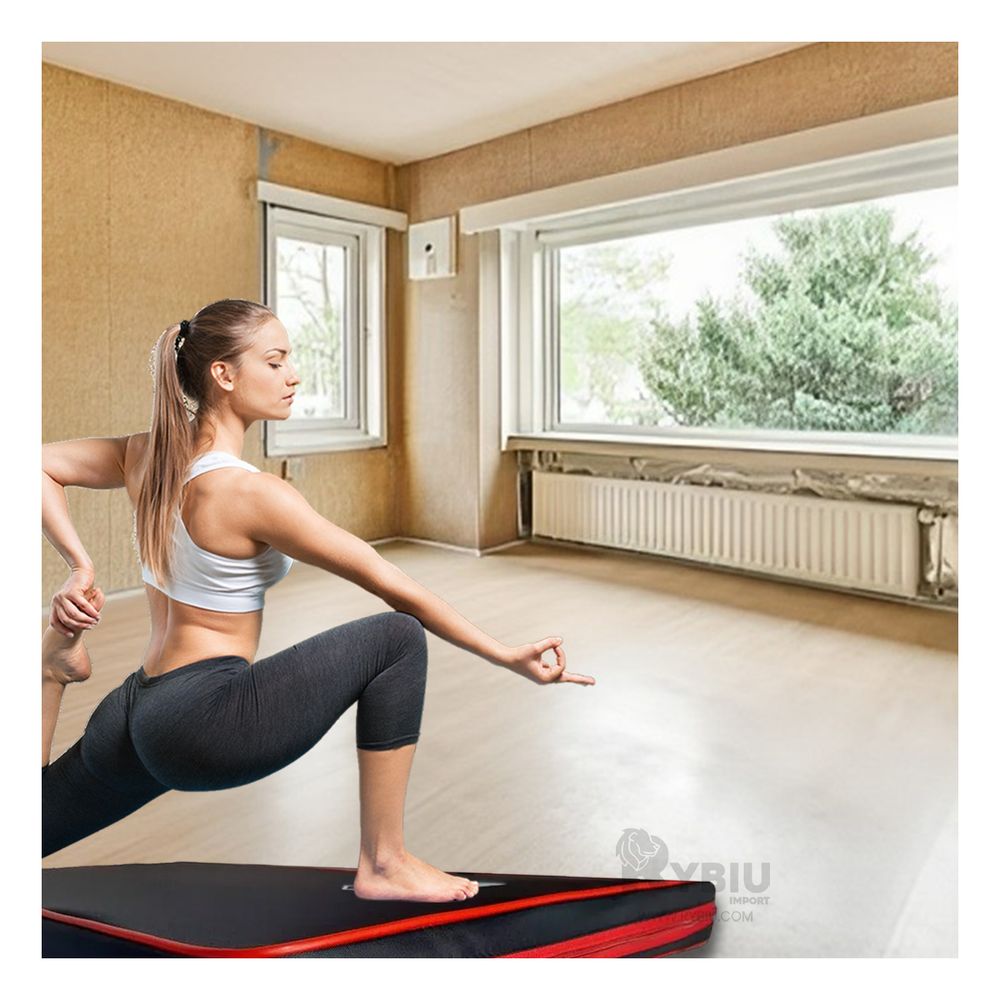 Colchoneta Negra para Deporte Talla S de 1M con Rojo Colchoneta Negra para Deporte Talla S de 1M con Rojo