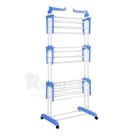 Colgador Plegable 3 Niveles Cyan