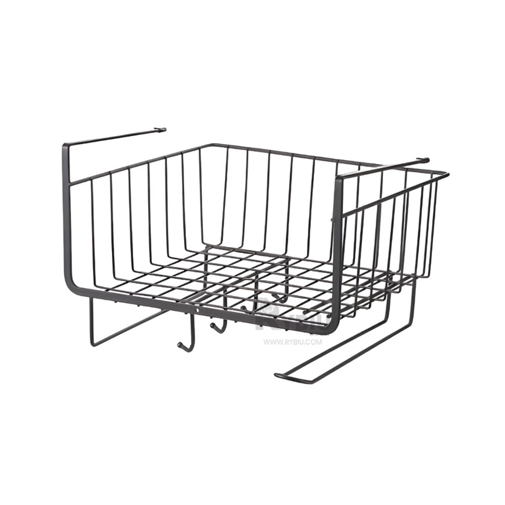 Cesta Resistente Colgante de Color Negro Y+Stickers Cesta Resistente Colgante de Color Negro Y+Stickers