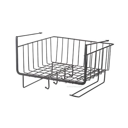 Cesta Resistente Colgante de Color Negro Y+Stickers Cesta Resistente Colgante de Color Negro Y+Stickers