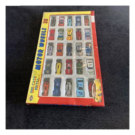 Carritos de Metal de Wheels Multicolor Y+Stickers