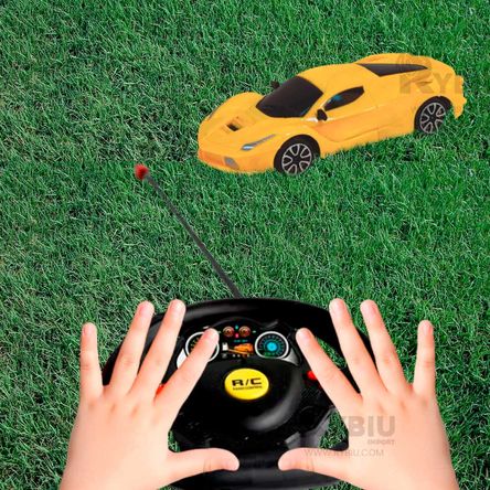 Carrito Moderno para Niños en Amarillo Y+Papel de Regalo