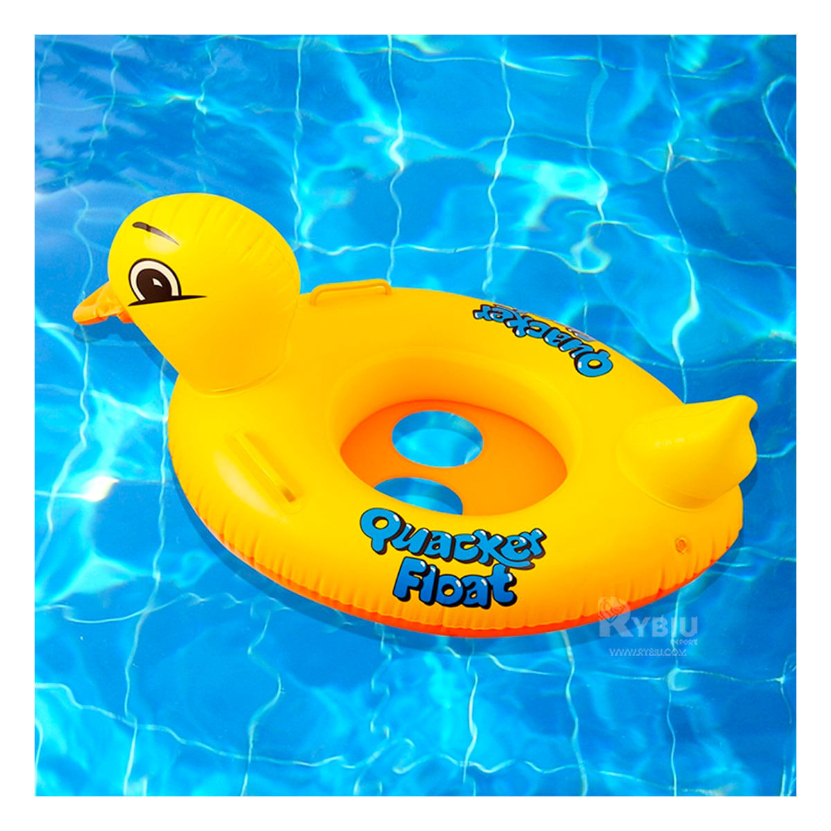 Flotador de Piscina Modelo Mg-1089a Pato en Color Amarillo