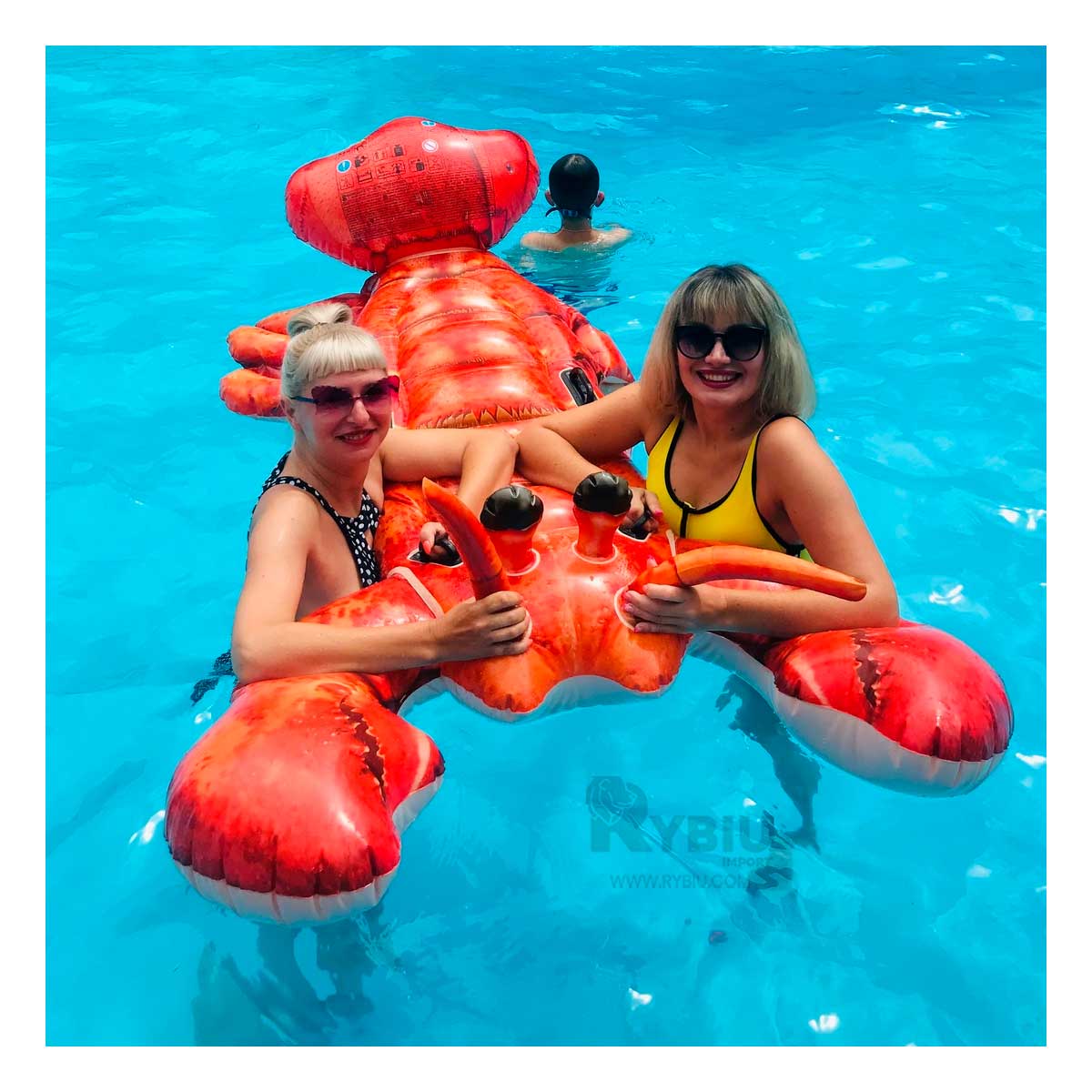 Flotador Inflable Practico de Langosta 57533NP en Rojo