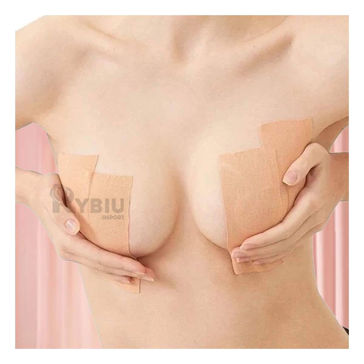 Cinta Boob Tape Levanta Busto Transpirable en Color Nude