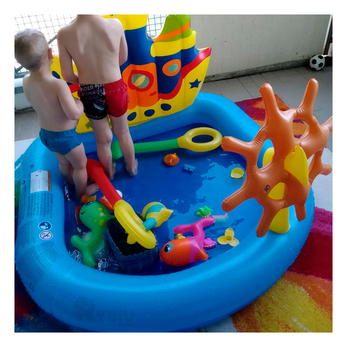 Centro de Juego Remolcador en Multicolor