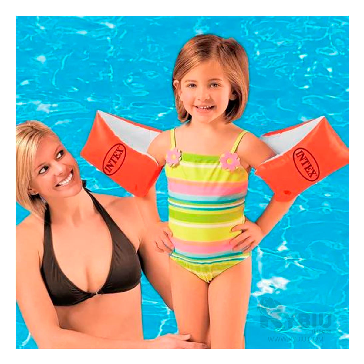 Flotador para Brazo Resistente de 30 x 15 cm en Anaranjado