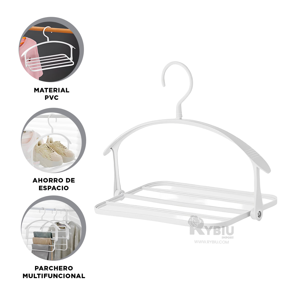 Bastidor Giratorio en Color Blanco Y+Post-it adhesivos