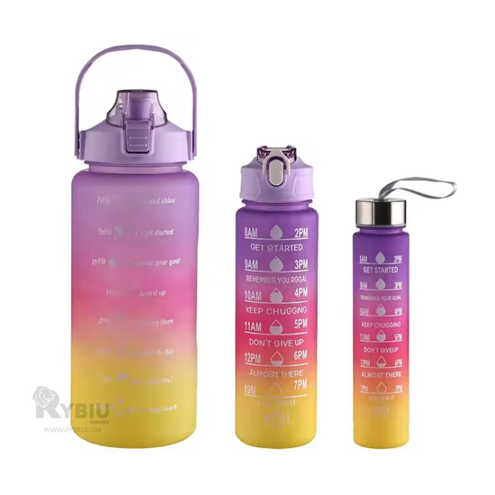 Trio de Tomatodos 2L 1L y 300 ml para el Trabajo Tapa Morado Trio de Tomatodos 2L 1L y 300 ml para el Trabajo Tapa Morado