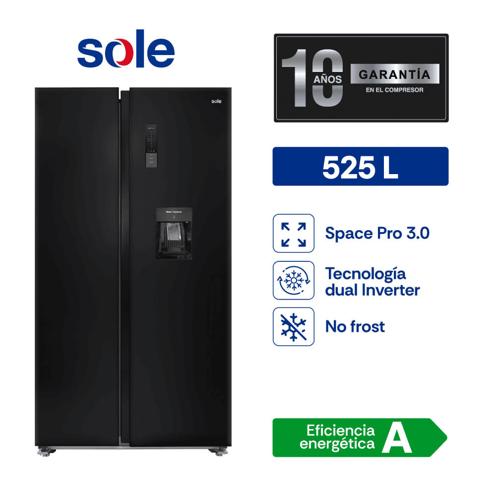 Refrigeradora Montreal Sole SBS 525L