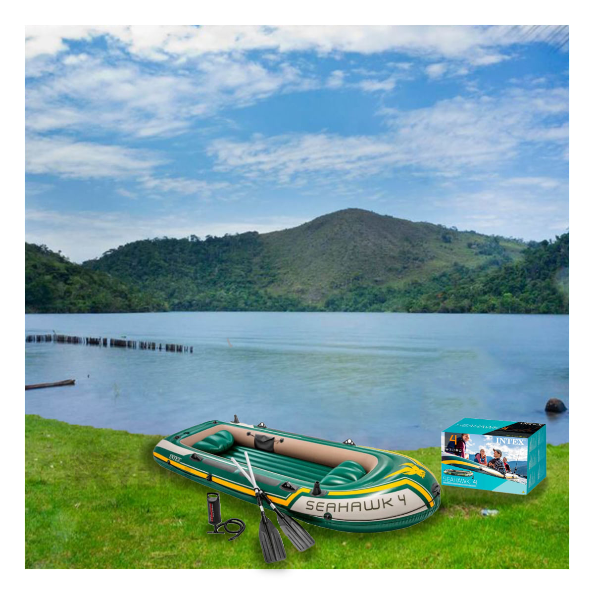 Bote Moderno y Versatil para Adultos Verde Y+Stickers