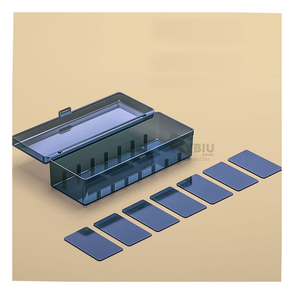 Caja Optima de Productos Diversos en Tono Azul Y+Stickers Caja Optima de Productos Diversos en Tono Azul Y+Stickers