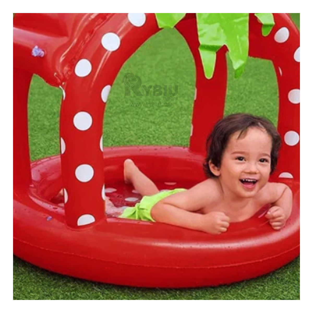 Piscina de Diseño de Fresita en Rojo Y+Agendita