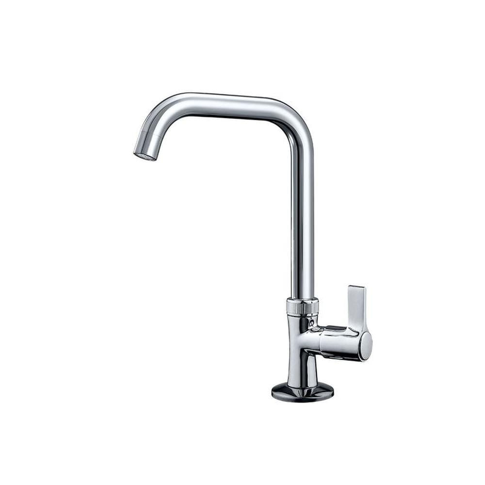 Llave para lavadero bar al mueble pico ""r"" line hecho en bro