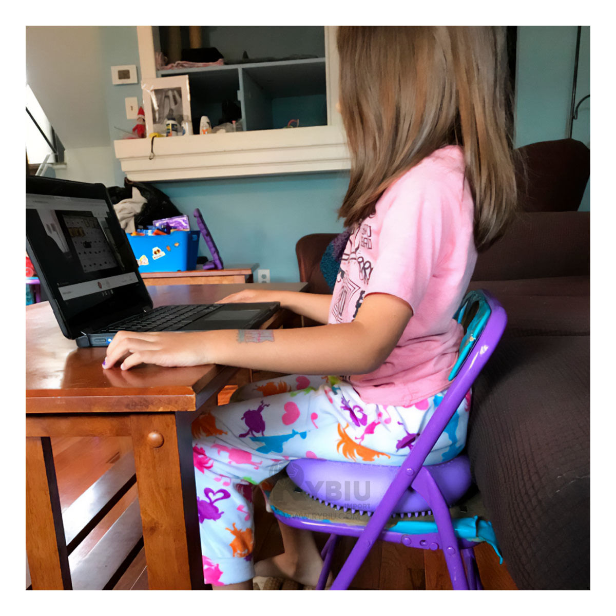 Soporte Ideal para Balance de Tono Lila Y+Post-it adhesivos