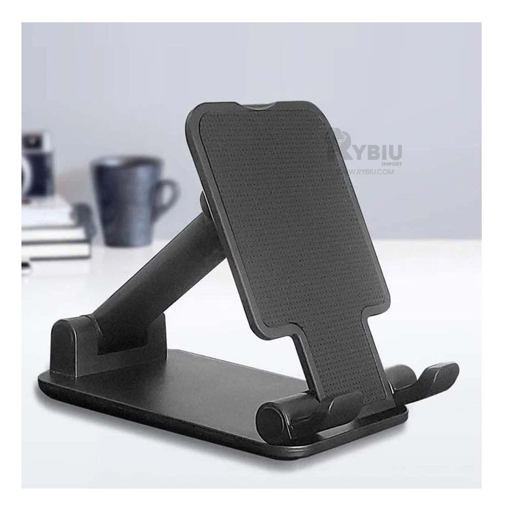 Soporte Moderno para Celular Color Negro Y+Papel de Regalo Soporte Moderno para Celular Color Negro Y+Papel de Regalo