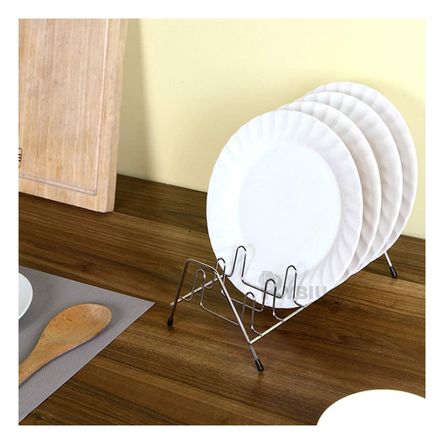 Soporte para Platos y Tapas de Ollas de Acero