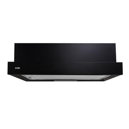 Campana Bajo Mueble Sole Spazio Black 60cm