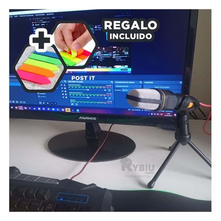 Transmisor Adaptable de Color Negro Y+Post-it adhesivos Transmisor Adaptable de Color Negro Y+Post-it adhesivos