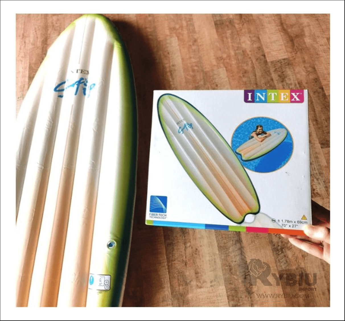 Tabla Multifuncional Infable de Color Celeste