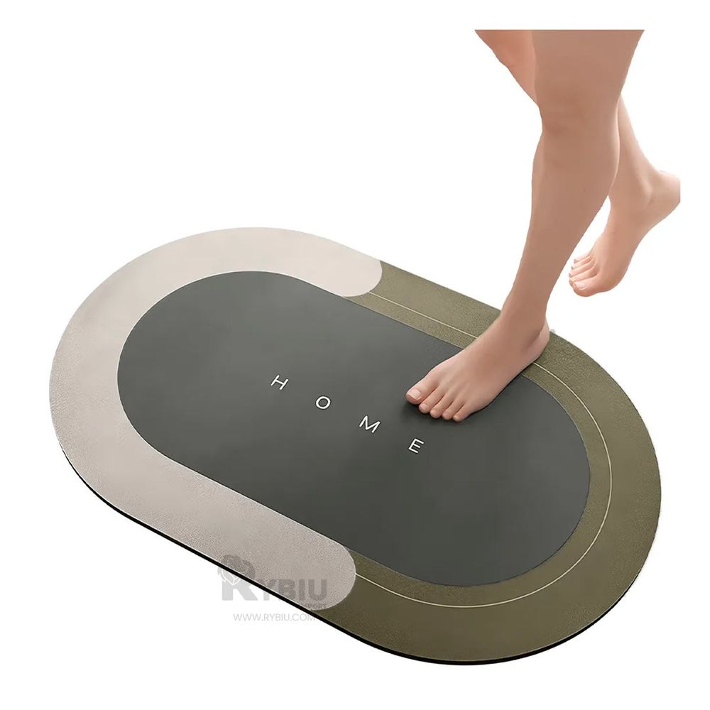 Tapete Forma Ovalada en Color Marron Y+Papel de Regalo Tapete Forma Ovalada en Color Marron Y+Papel de Regalo