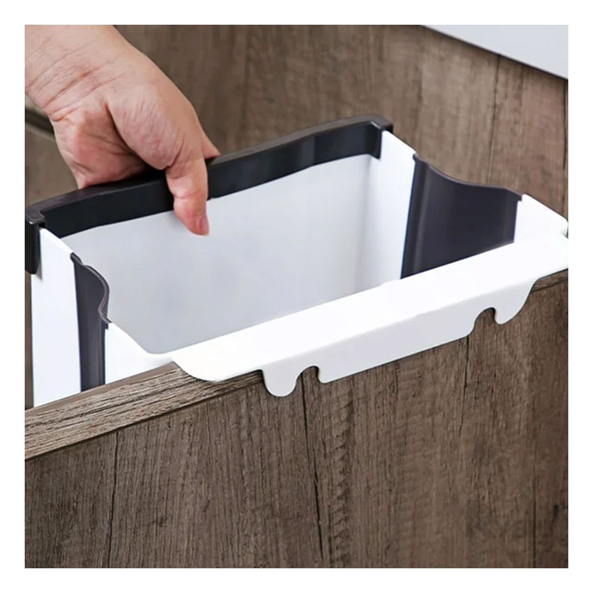 Tacho Plegable para el Hogar Color Blanco