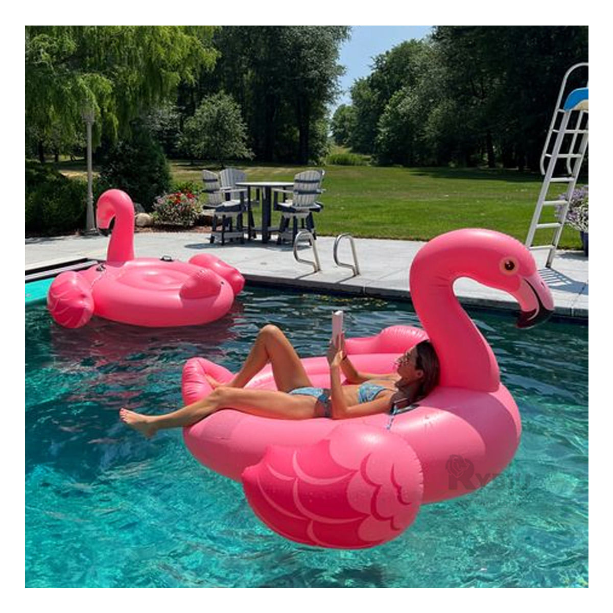 Flotador Compacto y Moderno de Color Rosado Y+Agendita