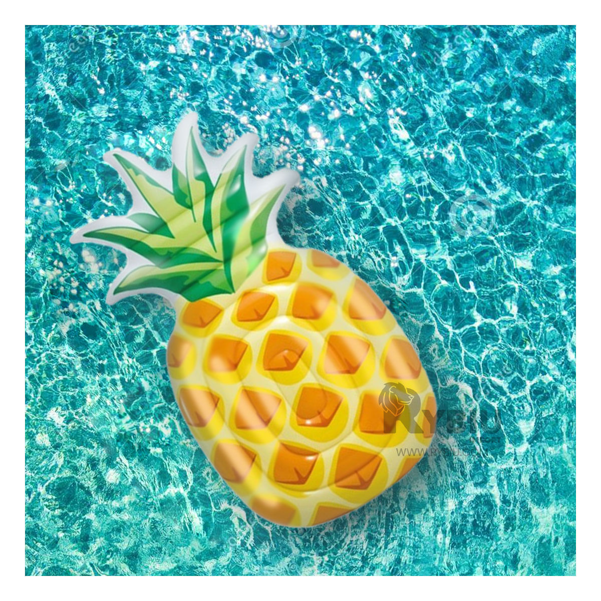 Flotador Bonito de Diseño de Piña Y+Agendita