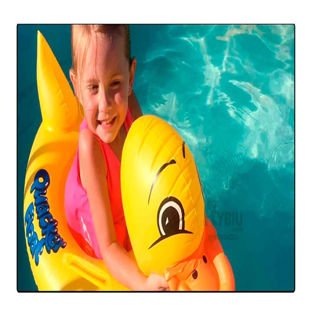 Flotador para Playa en Color Amarillo Y+Stickers