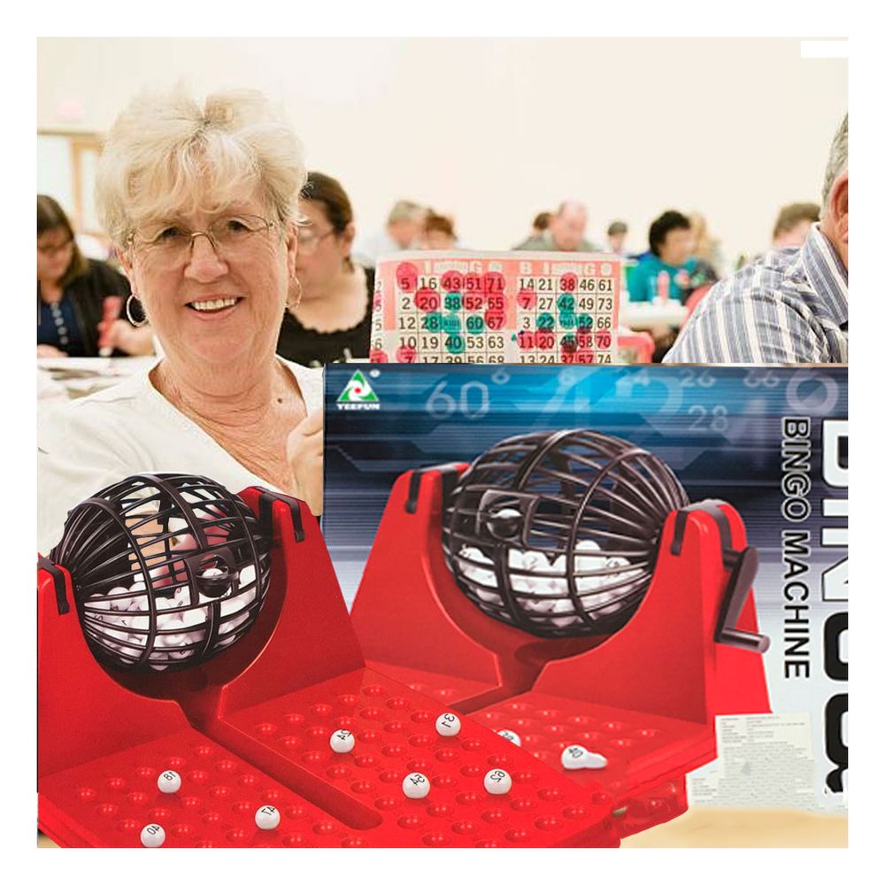 Bingo para Fiestas y Celebraciones Rojo Y+Papel de Regalo Bingo para Fiestas y Celebraciones Rojo Y+Papel de Regalo